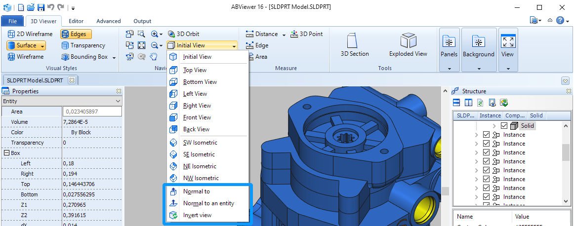 Neue Darstellungsoptionen in ABViewer 16