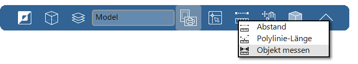 The Measure Object tool in CST CAD Navigator 16