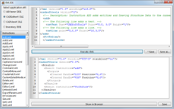 XML IDE-Fenster